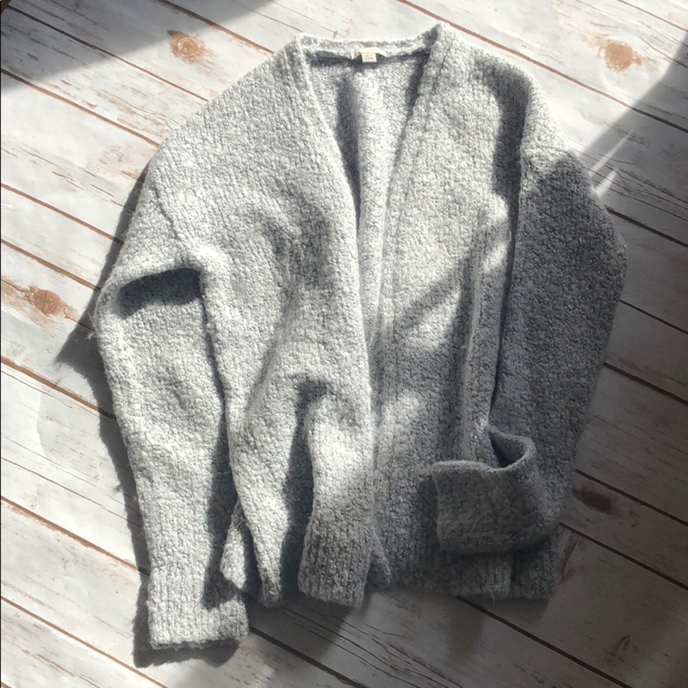 Gap xs light blue marbles cardigan